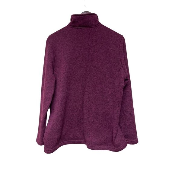 Orvis 1/4 Snap Burgundy Purple Pullover Sweater Shirt Size Large - Picture 4 of 9